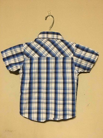 🌷3/$10 US Polo Association 2T blue plaid button down shirt🌷 - Picture 5 of 5